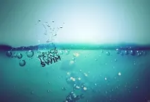 water blue bubbles drawings 1680x1050 wallpaper Art HD Wallpaper